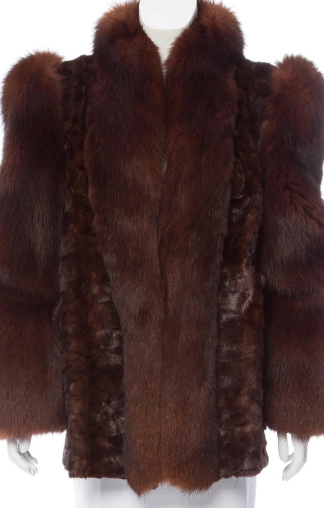 Authentic fur coat.